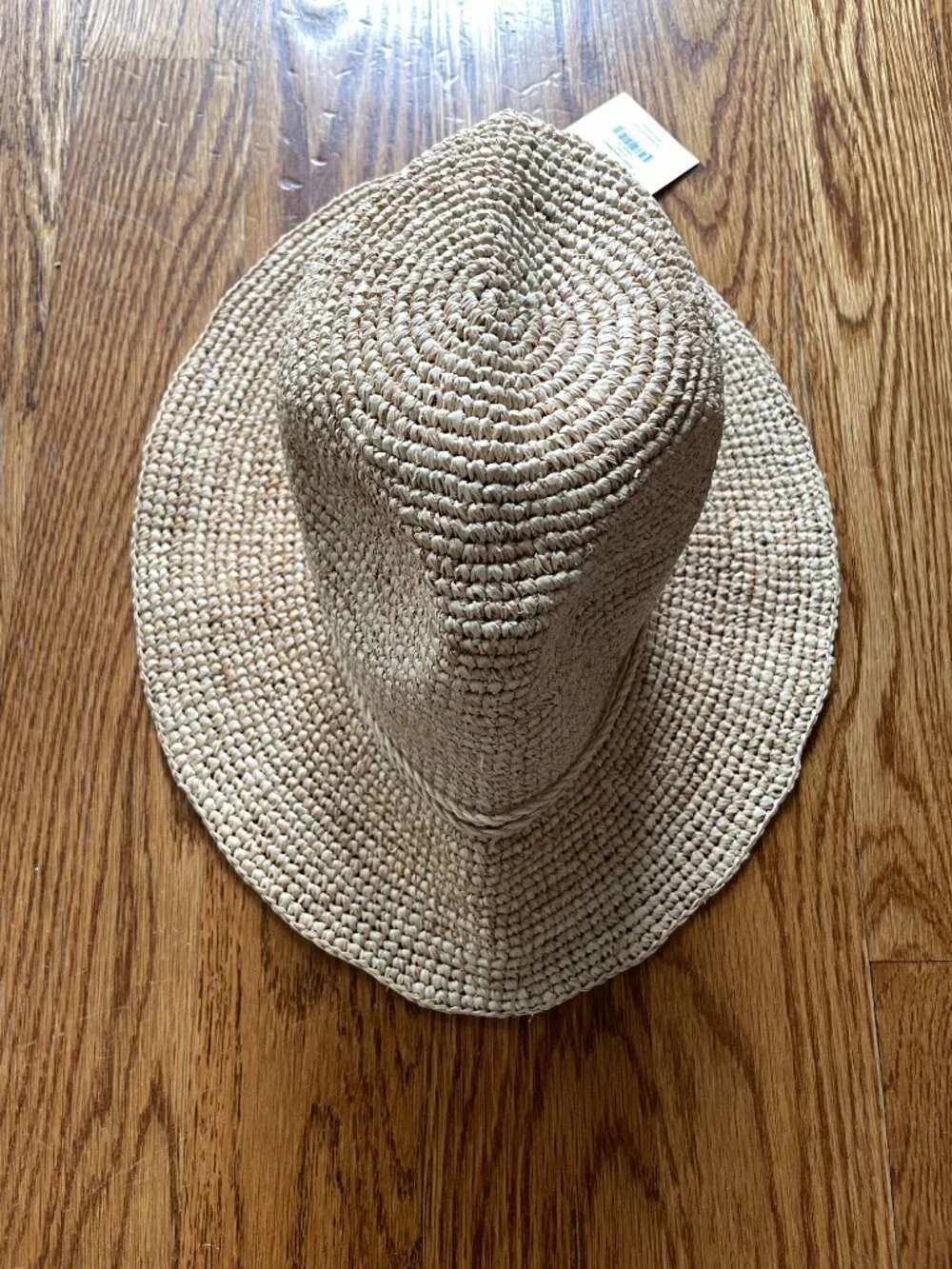NEW WITH TAGS San Diego Hat Company Women's Weekend Crochet Raffia Bucket Hat